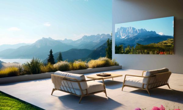 transparent screen in a nice outdoor covered space-2000x2001